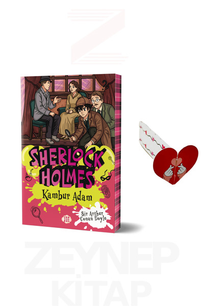 dokuzyayinlari Sherlock Holmes 13 Kambur Adam (Özel Tasarım Kalp Ayraç Hediye)