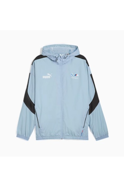 Puma BMW MMS MT7+ WIND JACKET Mavi Erkek Fermuarlı Ceket
