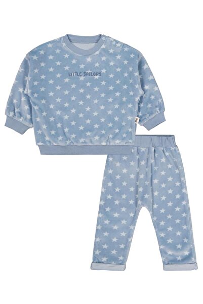 Civil Baby Yıldız Empirme 6-18 Months Set - Blue 9-12 Months