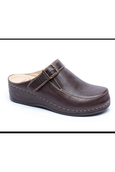 HAŞİM Genuine Leather Women's Orthopedic Slippers