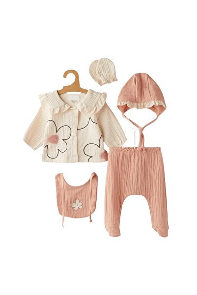 HUG MÜSLİN YENİDOĞAN HASTANE ÇIKIŞI ZIBIN SET