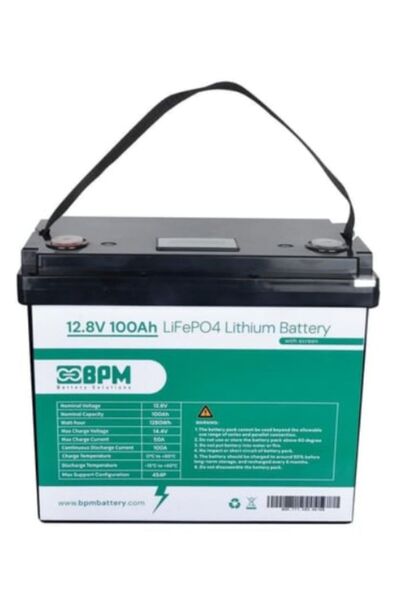 GÜMRÜK BEY BPM 12.8V 100Ah LiFePO4 Lityum Akü