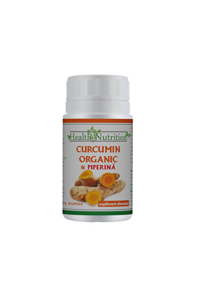 Health Nutrition Curcumin + Piperină 60 capsule