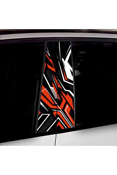 Avex Set 2 stickere decorative pentru stalpii usilor, print autoadeziv de ina...