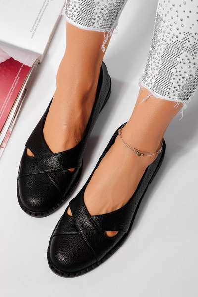 Zaira Balerini dama negri din piele ecologica Leyla #21809 - 40