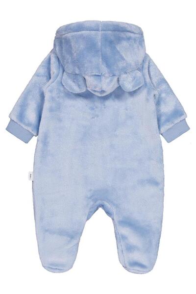 Civil Baby Car-Eared Unicorn Embroidered 1-9 Months Jumpsuit - Blue 6-9 Months