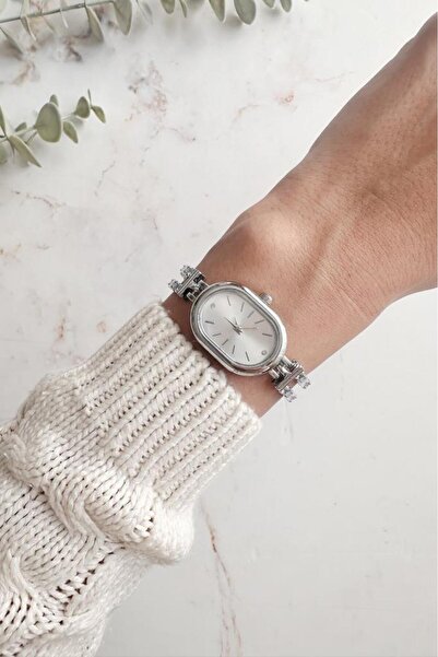 OQQO Thalos Gray Stone Cord Women's Wristwatch