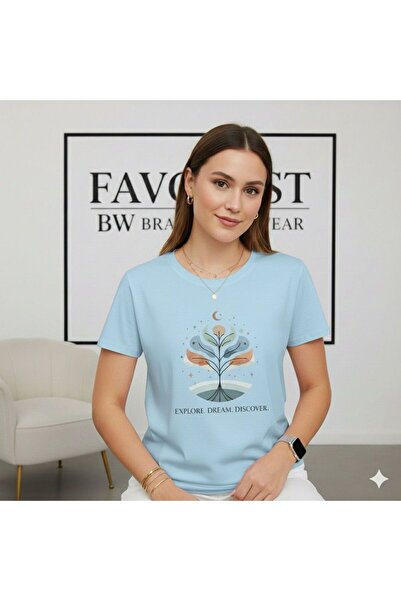 BW Bravely Wear ΕΞΕΡΕΥΝΗΣΤΕ ΟΝΕΙΡΕΣ ΑΝΑΚΑΛΥΨΤΕ ΤΥΠΩΜΕΝΟ ΓΥΝΑΙΚΕΙΟ ΒΑΣΙΚΟ ΜΠΛΟ...