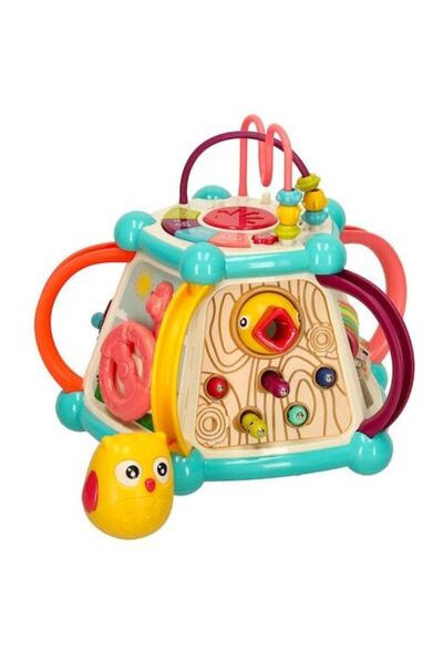 Luka Jucărie educativă interactivă 7 în 1, Luka, set cu 6 blocuri, 5 insecte,...