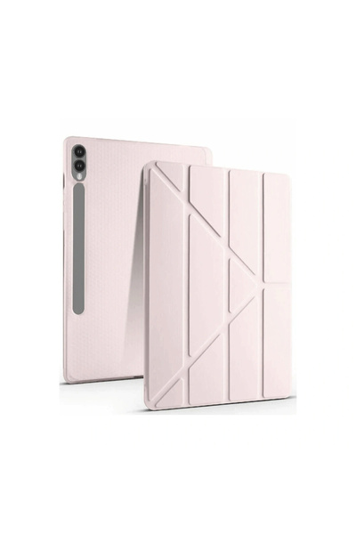 eco port Samsung Galaxy X510 Tab S9 Fe 11 Case Mars Tablet Case with Pen Holder - Rose Gold
