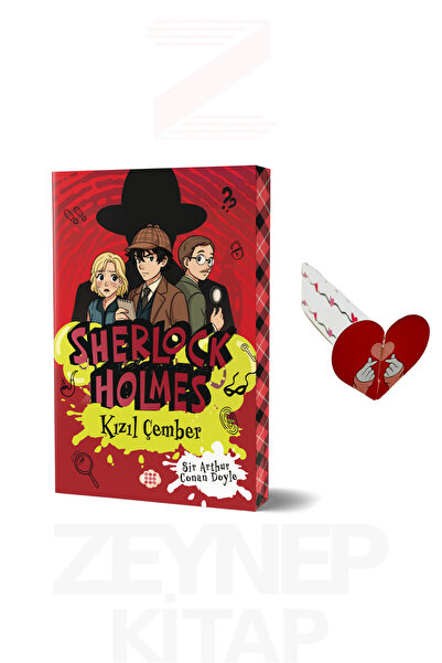 dokuzyayinlari Sherlock Holmes 14 Kızıl Çember (Özel Tasarım Kalp Ayraç Hediye)