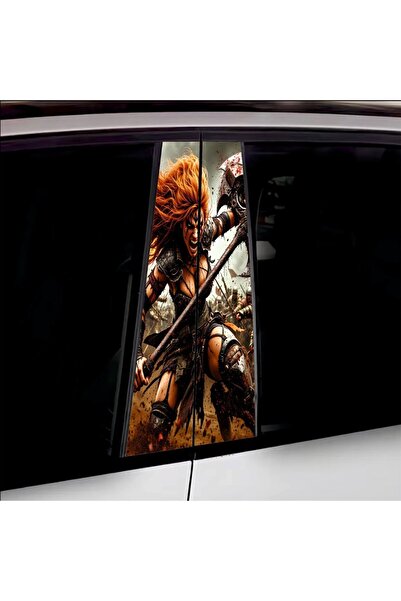 Avex Set 2 stickere decorative pentru stalpii usilor, print autoadeziv de ina...