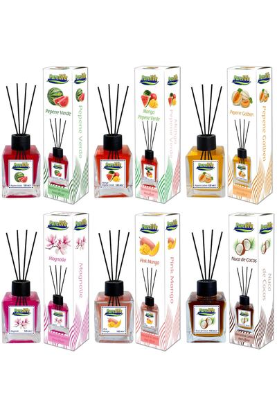 PureLife MERT Room Air Freshener Set – 6 x 120 ml Noua Colecție Exotic Mix