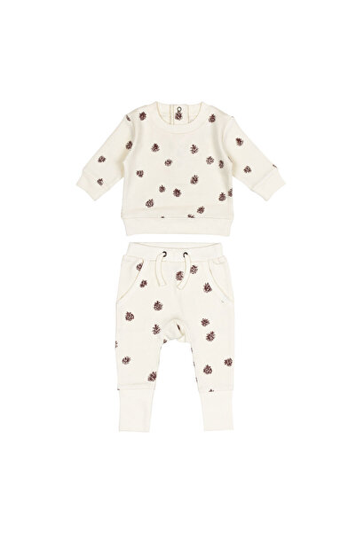 Lovedbaby Baby blouse and pants set, 100% GOTS certified cotton, Buttercream ...