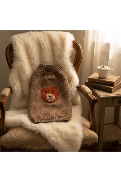 handmadeproducts El Yapımı Örgü Orta Irk Köpek için Kazak