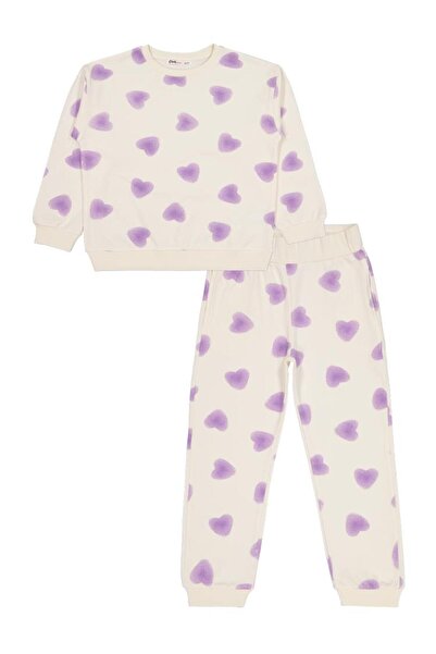 Civil Girls طقم رياضي كاره للعرق للأطفال من سن 6-9 سنوات - إكرو للأطفال من سن...