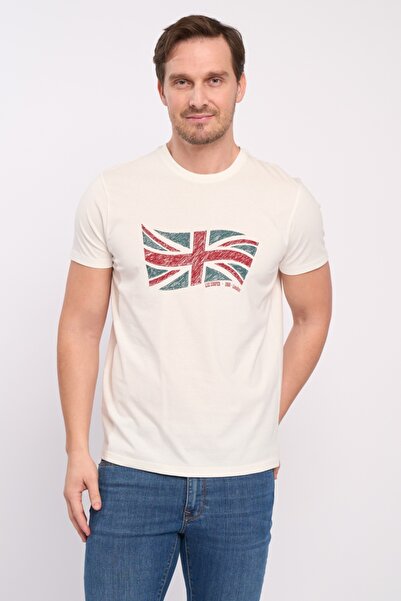 Lee Cooper Men's T-shirt with graphic logo details