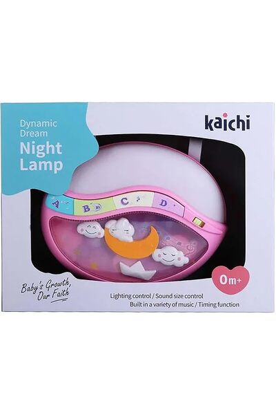The Toys Home مصباح كايتشي الليلي للأطفال - وردي
