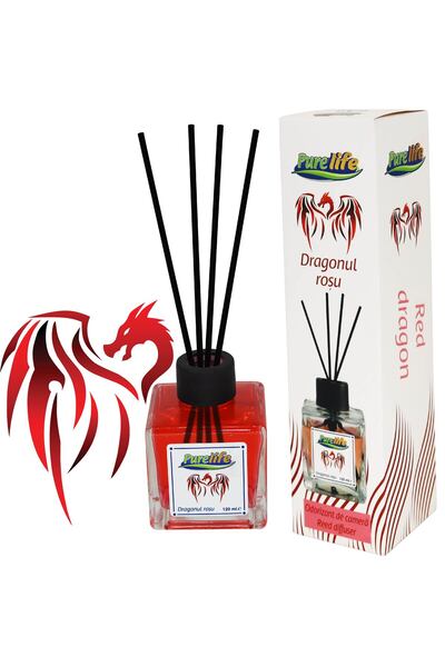 PureLife MERT PureLife room air freshener with sticks, 120 ml., red dragon