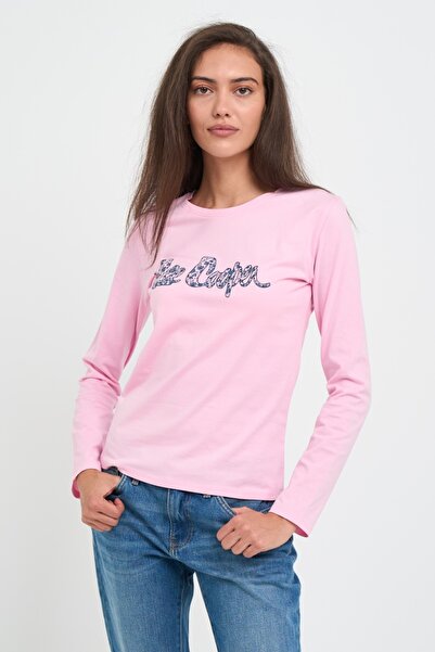 Lee Cooper Women's long sleeve t-shirt with logo details