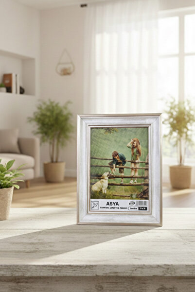 Asya Çerçeve Dekoratif Antik Desenli 13x18 Ayaklı Plastik Fotoğraf Çerçevesi
