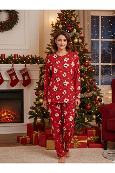 BERNEO Γυναικείο σετ πιτζάμες με θέμα την Πρωτοχρονιά