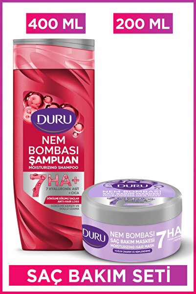 Duru Nem Bombası Dökülme Karşıtı Şampuan & Yoğun Onarıcı ve Nemlendirici Saç ...