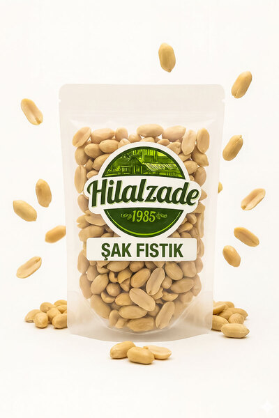 Hilalzade Kavrulmuş Şak Fıstık Zarsız Yer Fıstığı İçi Soyulmuş Şak Fıstık 100...