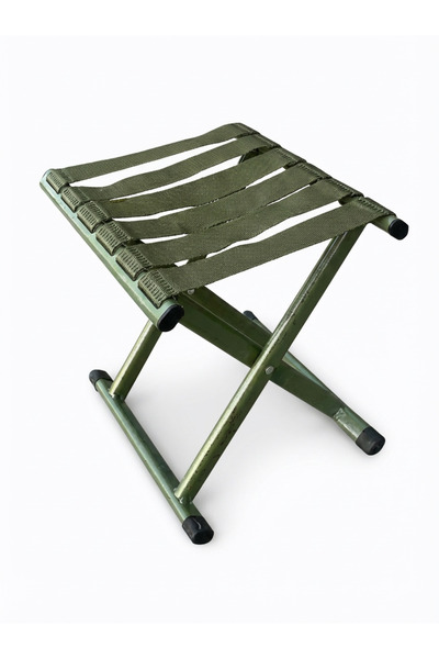 Generic A small, foldable, lightweight chair for travel, picnics, and camping.