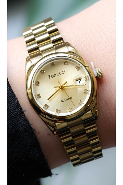 Ferrucci Çelik Kadın Kol Saati Premium Kolleksiyon Yeni Sezon
