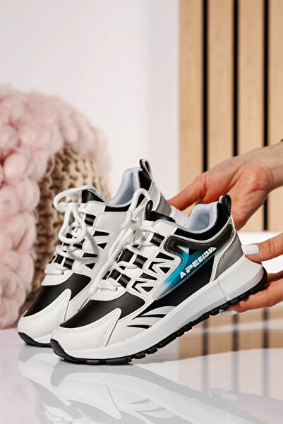 Zaira Μαύρα παιδικά πάνινα παπούτσια από οικολογικό δέρμα Helen #21045 - 36