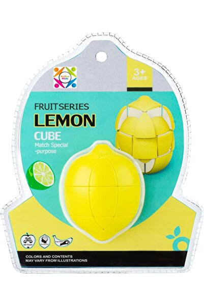 The Toys Home مكعب الليمون السحري، مكعب معزز للذاكرة 6×6×8 سم، لعبة تدريب الدماغ للأطفال والكبار