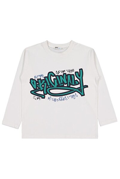 Civil Boys Original Printed 6-9 Years Old Sweatshirt - Ivory 7-8 Years Old