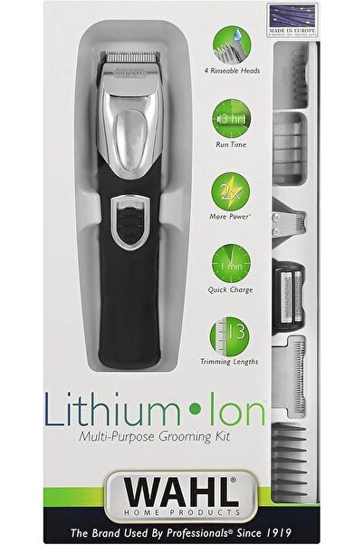 Wahl ماكينة تشذيب الجسم المتكاملة ببطارية ليثيوم أيون 9854-616