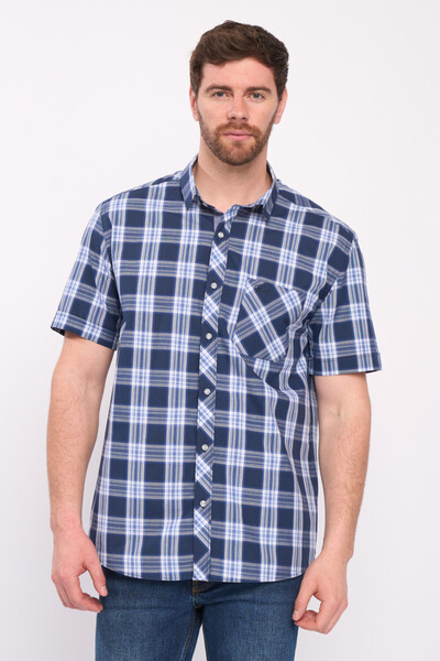 Timeout Men's regular shirt with short sleeves and pocket