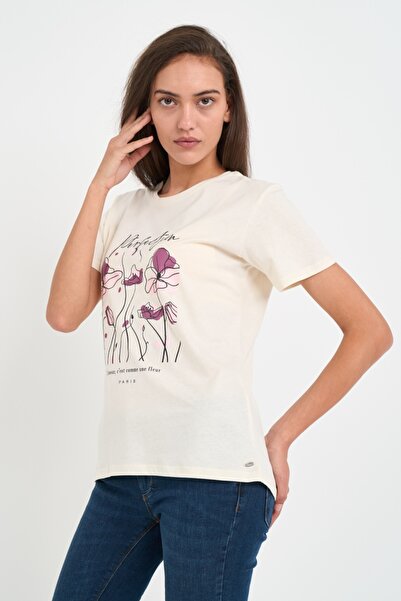 Timeout Women's T-shirt with graphic details and logo