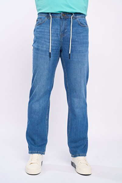 KVL by KENVELO Blugi barbat jogger cu aspect usor decolorat