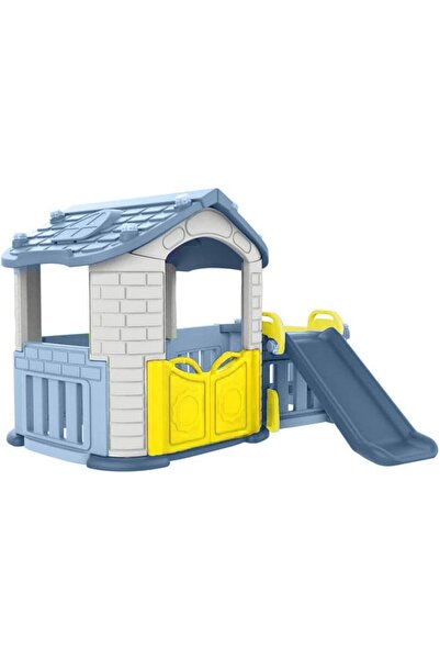 Colorland Happy Big Play House With Slide Blue CHD‑803 Playset (Ages 2‑8)