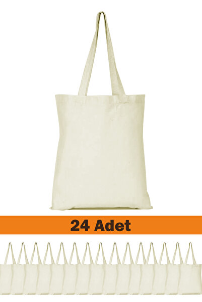 KOSTEBAG Baskısız Ham Bez Çanta %100 Pamuk | 35x40 Cm | 140 Gr/m² | Ham Renk ...