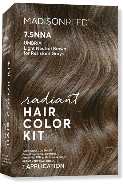 Madison Reed مجموعة صبغة الشعر راديانت، لون بني فاتح أومبريا 7.5NNA، عبوة واحدة