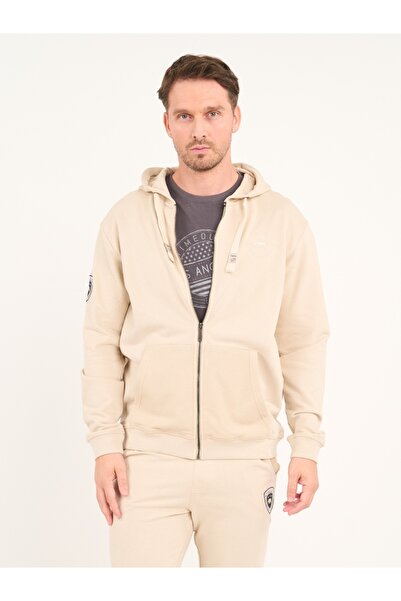 Timeout Hanorac barbat cu fermoar si detalii logo