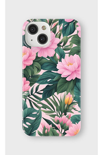 lelia حافظة هاتف شفافة متوافقة مع هاتف iPhone 13 Mini مطبوع |   المجموعة: فلو...