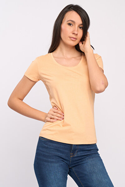 Lee Cooper Women's short-sleeved cotton T-shirt with logo