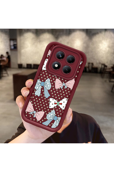 Hontinga جراب هاتف سيليكون مضاد للسقوط متوافق مع شاومي ريدمي نوت 14 برو بلس+ 5G