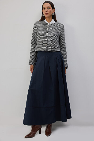 Touché Privé Goosefeather Pattern Wool Coat