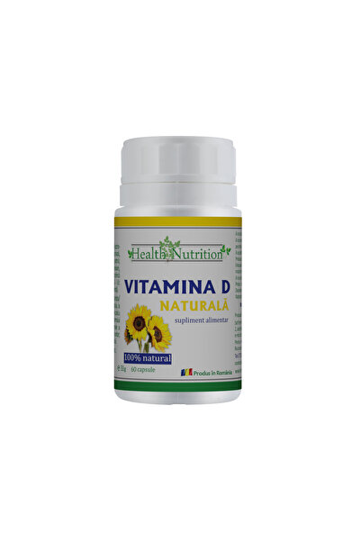Health Nutrition Vitamina D Naturală 60 capsule