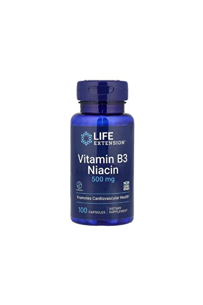 Life Extension Vitamina B3 Niacina (500 mg) 100 capsule -