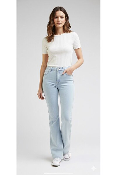 NWC Olmeca ελαστικό ύφασμα Γυναικείο Μπλε Παντελόνι Τζιν με Σούπερ Ψηλόμεσο κ...