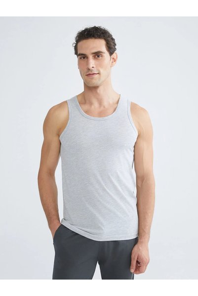 ZÜMRÜT YILDIZI 6-Piece Cotton Men's Undershirt with Straps