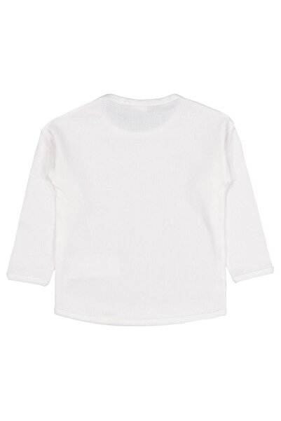 Civil Baby Cute Flower Printed 6-18 Months Sweatshirt - Ecru 12-18 Months